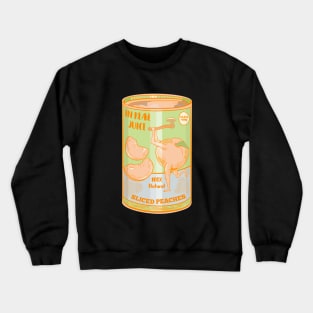 Retro can of peaches Crewneck Sweatshirt